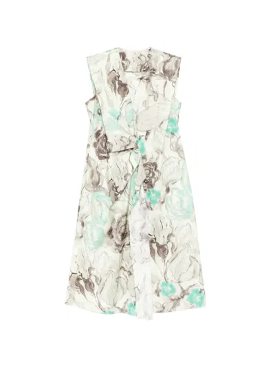 Jnby Floral-print Oversized Dress In Multi