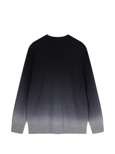 Jnby Gradient-print Relaxed-fit Sweater In Animal Print