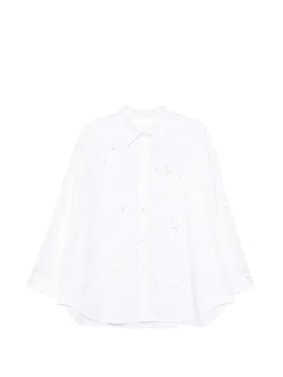 Jnby Hemd Mit Grafischer Verzierung In White