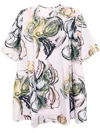 Jnby Graphic-print Dress In Pink