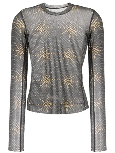 Jnby Graphic-print Long-sleeve T-shirt In Multicolour