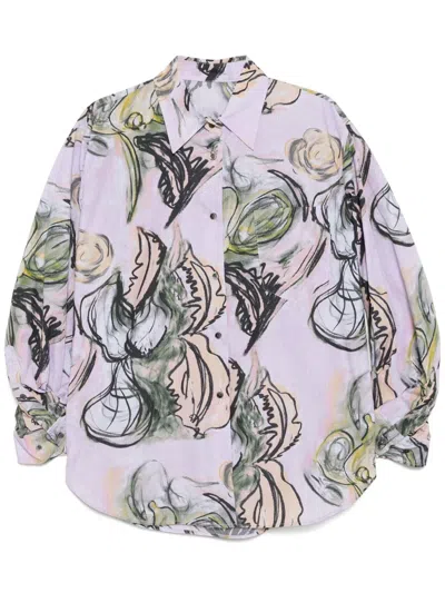Jnby Graphic-print Shirt In Purple