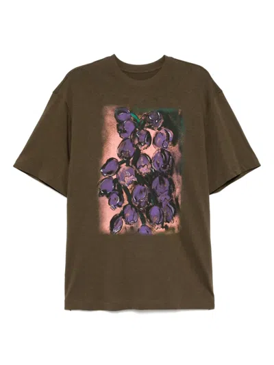 Jnby Graphic-print T-shirt In Brown