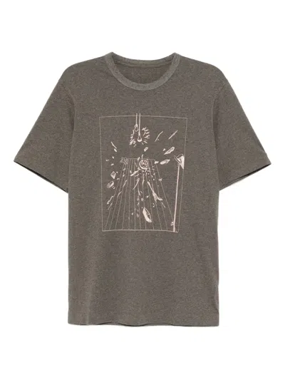 Jnby Graphic-print T-shirt In Gray