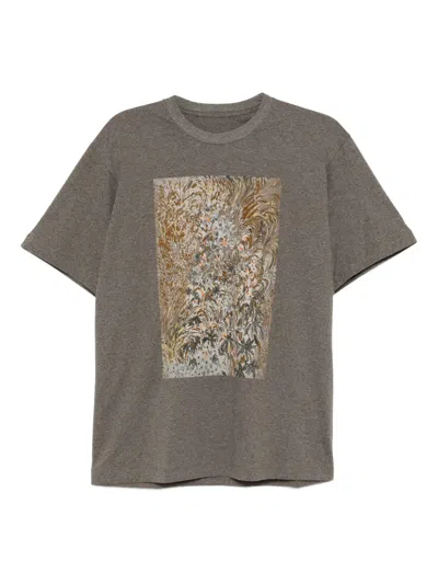 Jnby Graphic-print T-shirt In Gray