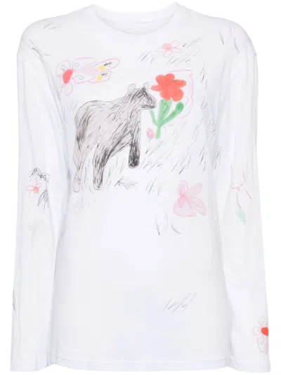Jnby Graphic-print T-shirt In White