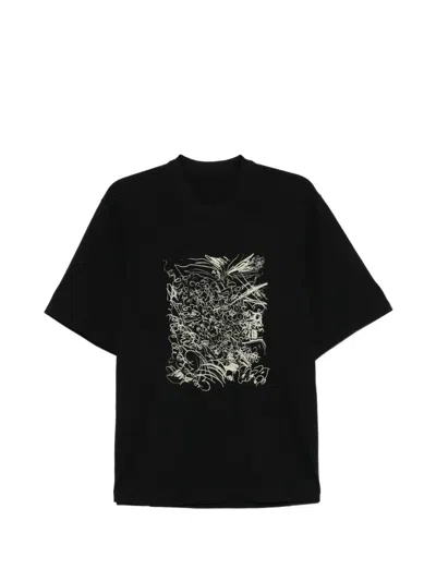 Jnby Graphic-print T-shirt In Black