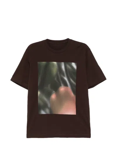 Jnby Graphic-print T-shirt In Brown
