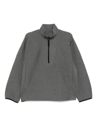 Jnby Half-zip Pullover In Gray