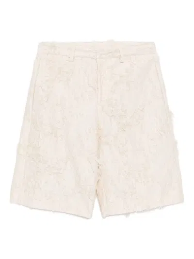 Jnby Jacquard Shorts In Neutral