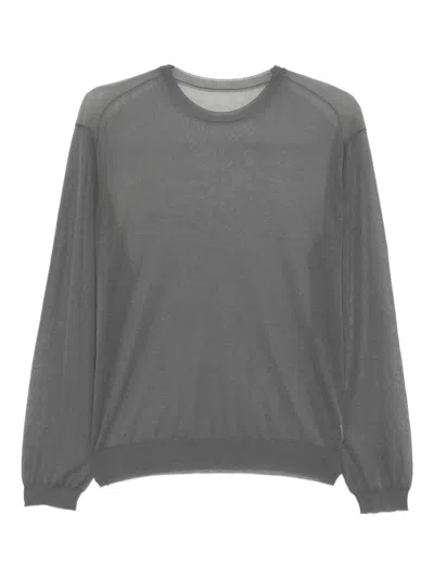 Jnby Knitted T-shirt In Gray