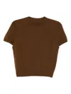 Jnby Knitted Top In Brown