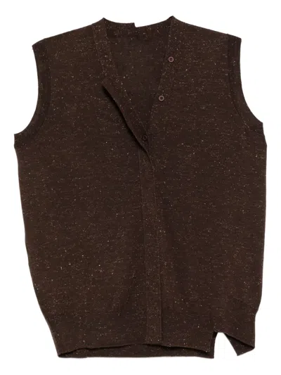 Jnby Knitted Vest In Black