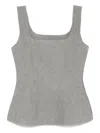 Jnby Knitted Vest In Grey