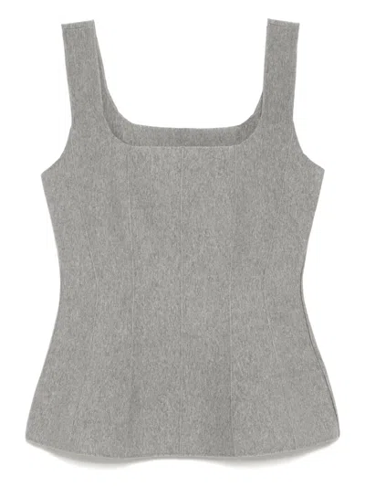 Jnby Knitted Vest In Gray