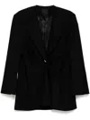 Jnby Lapel Single-breasted Suit In Black