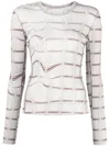 Jnby Klassisches Langarmshirt In Grey
