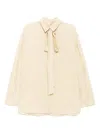 Jnby Long-sleeved Shirt In Neutrals