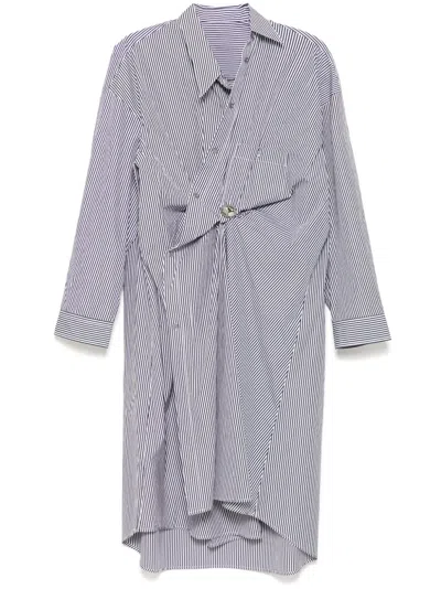 Jnby Long-sleeves Dress In Blue