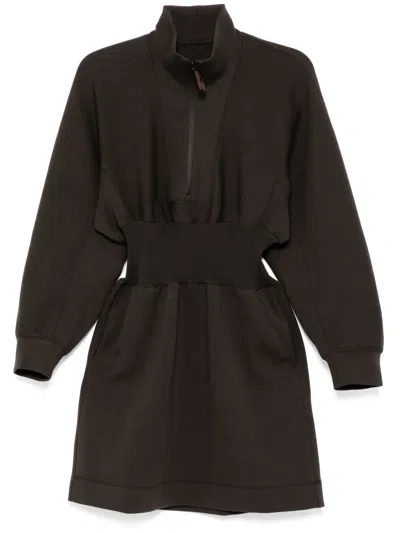 Jnby Long Sleeves Dress In Grey