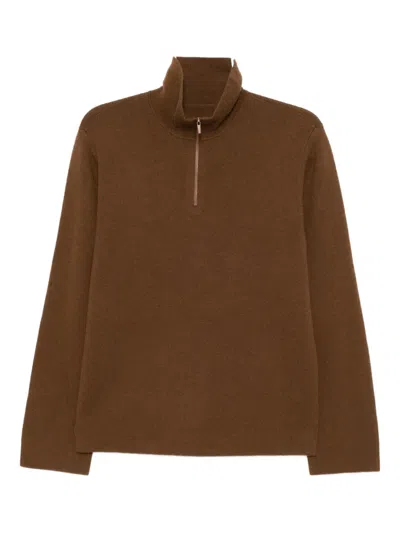 Jnby Loosed Jumper In Brown