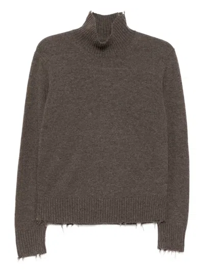 Jnby Loosed Jumper In Brown