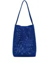 Jnby Mesh Tote Bag In Blue