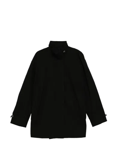 Jnby Minimalist Coat In Black