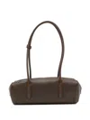 Jnby 미니멀리스트 레더 숄더 백 In Brown