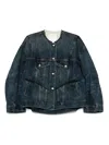 Jnby Panelled Denim Jacket In Blue