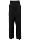 Jnby Panelled Straight Trousers In Grey