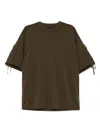 Jnby Panelled T-shirt In Brown