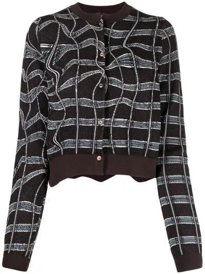 Jnby Pullover Mit Jacquardmuster In Brown
