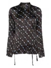 Jnby Patterned Shirt In Brown