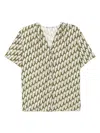 Jnby Patterned Shirt In Pink