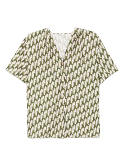 Jnby Patterned Shirt In Pink