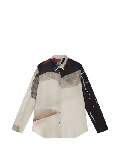 Jnby Hemd Mit Blumenprint In Black