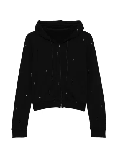 Jnby Pin-embroidered Hoodie In Multi