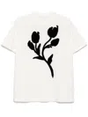 Jnby Plant-printed Shirt In White