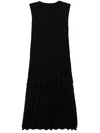 Jnby A-type Sleeveless Dress In Black