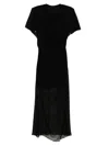 Jnby Pleated Dress In Black