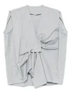 Jnby Pleated Shirt In Blue