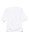 Jnby Pleated T-shirt In White