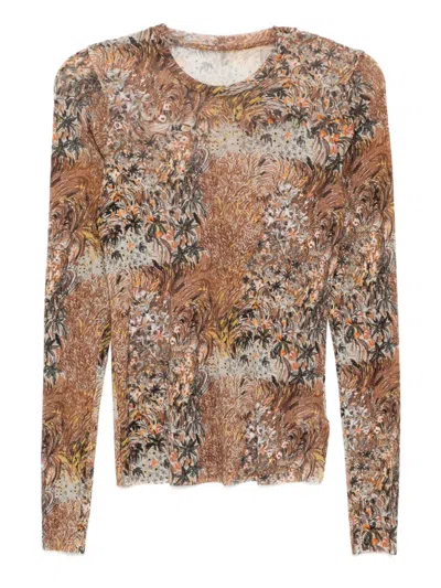 Jnby Printed Long-sleeved T-shirt In Multi
