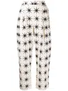 Jnby Gerade Hose Mit Print In Brown