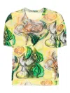 Jnby Printed T-shirt In Yellow