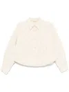 Jnby Quilted Puffer Jacket In Neutrals