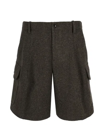 Jnby Relaxed-fit Cargo Shorts In Brown