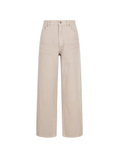 Jnby Relaxed-fit Wide-leg Jeans In Neutral