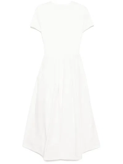 Jnby Ribbed Dress In White